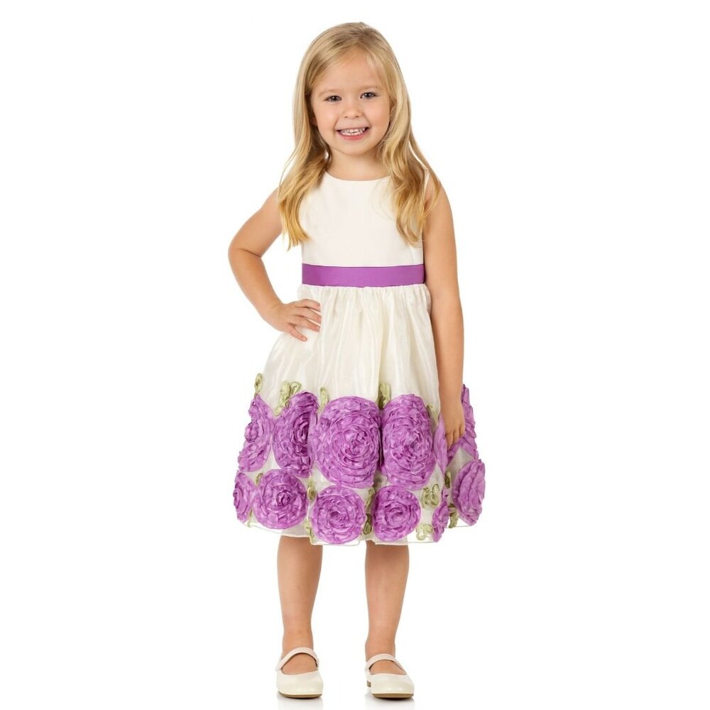 Dress American Princess Sleeveless Floral Toddler Girls YOUTH KIDS Size 4